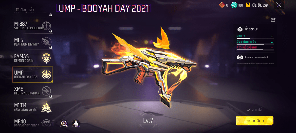 F - ID - 0012：สกิน 347 แบบ, ยานพาหนะในตำนาน 9 แบบ, อาวุธ 648 ชิ้น, ปืนสีแดง 7 กระบอก - uggame